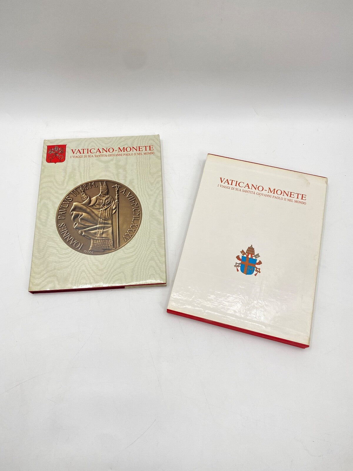 * VATICANO MONETE 1985 BUCH MÜNZSAMMLUNG VATIKAN PONTIFICATO PAOLO JOHANNES PAUL