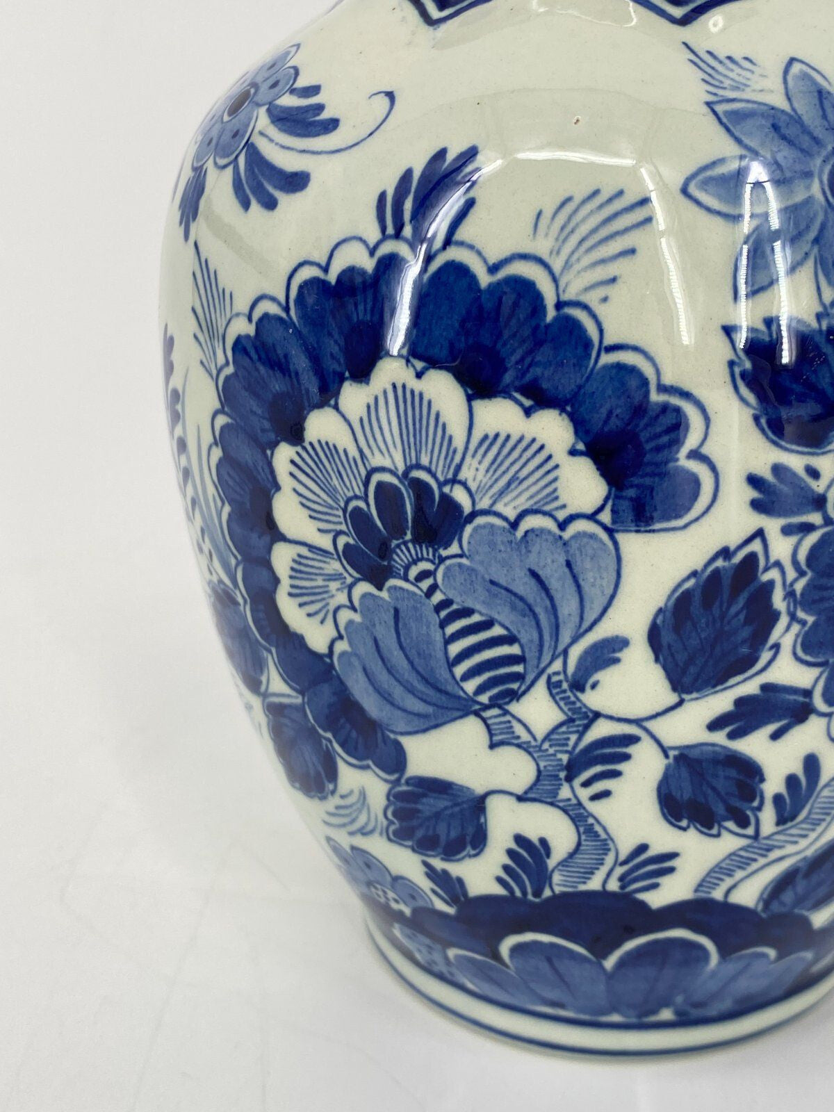 * VASE DELFTER BLAU RAAM DELFTS BLAUW HOLLAND 50ER VINTAGE