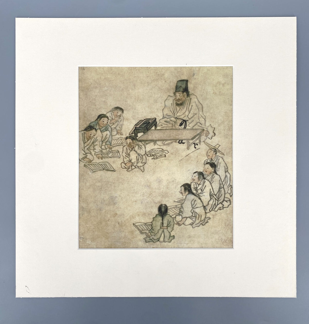 * FAKSIMILE KIM HONG DO SEODANG DORFSCHULE KOREANISCHE KUNST KUNSTDRUCK