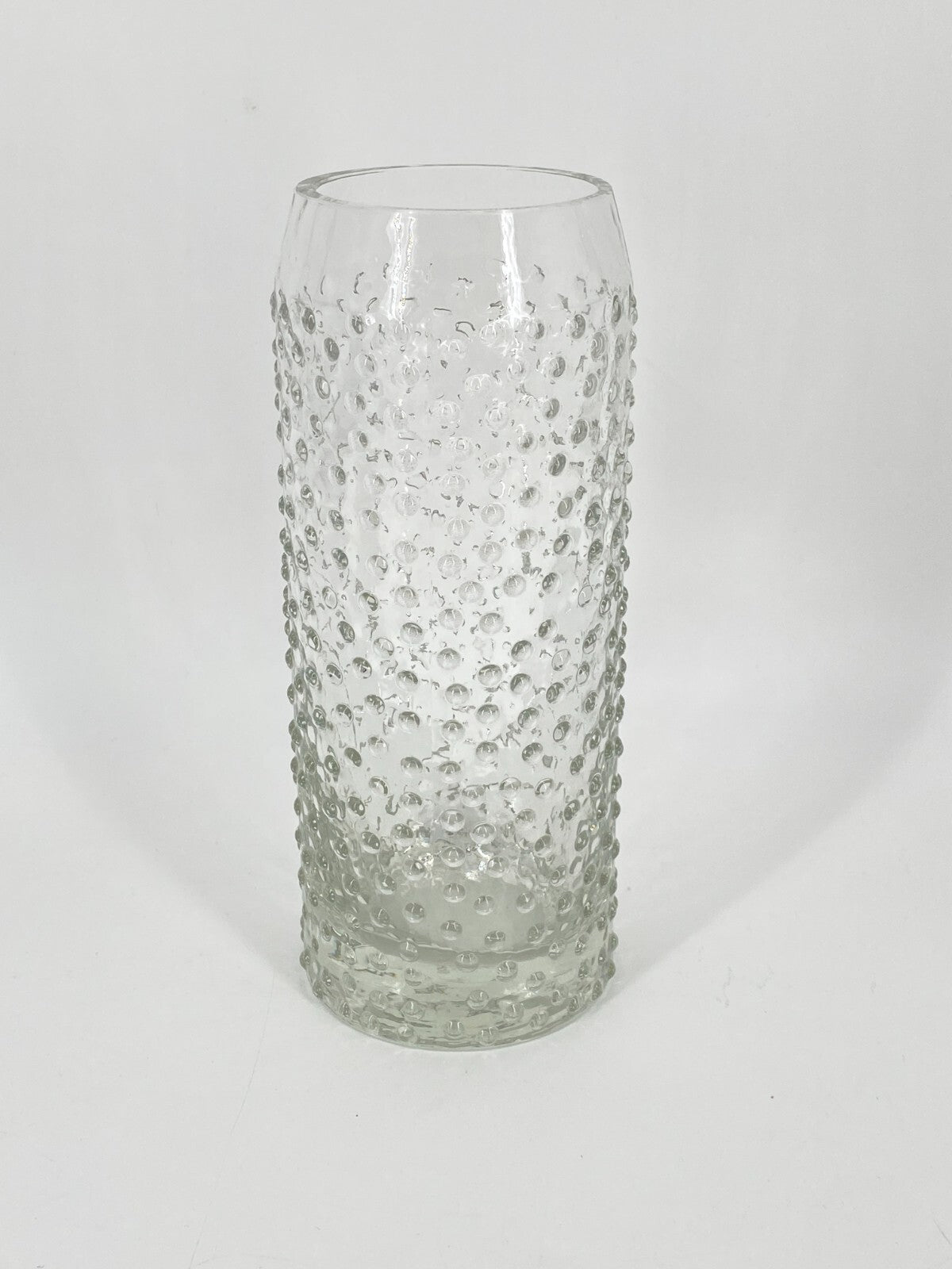 * ROSENTHAL GLASVASE VASE NOPPEN BUBBLE STEMPEL VINTAGE MIDCENTURY MARKE