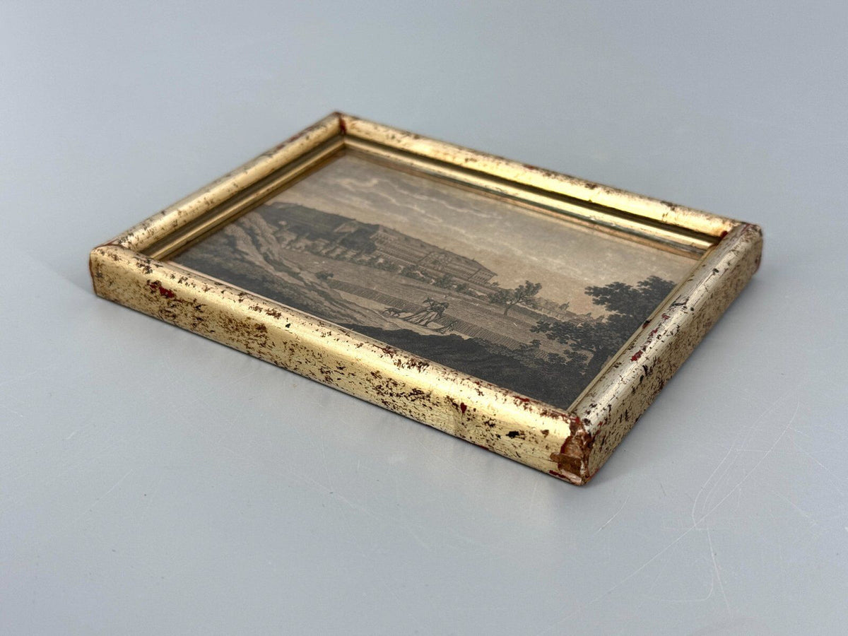 *DRUCKGRAFIK AQUATINTA BERLIN CHARITÉ 1800 ANTIK GERAHMT CALAU
