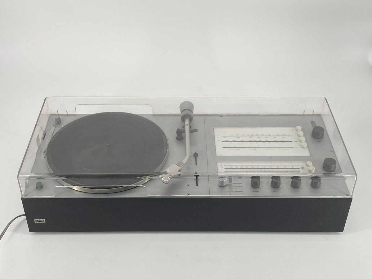* BRAUN AUDIO 250 TC45/4 +BOXEN RAMS DESIGN PLATTENSPIELER SW