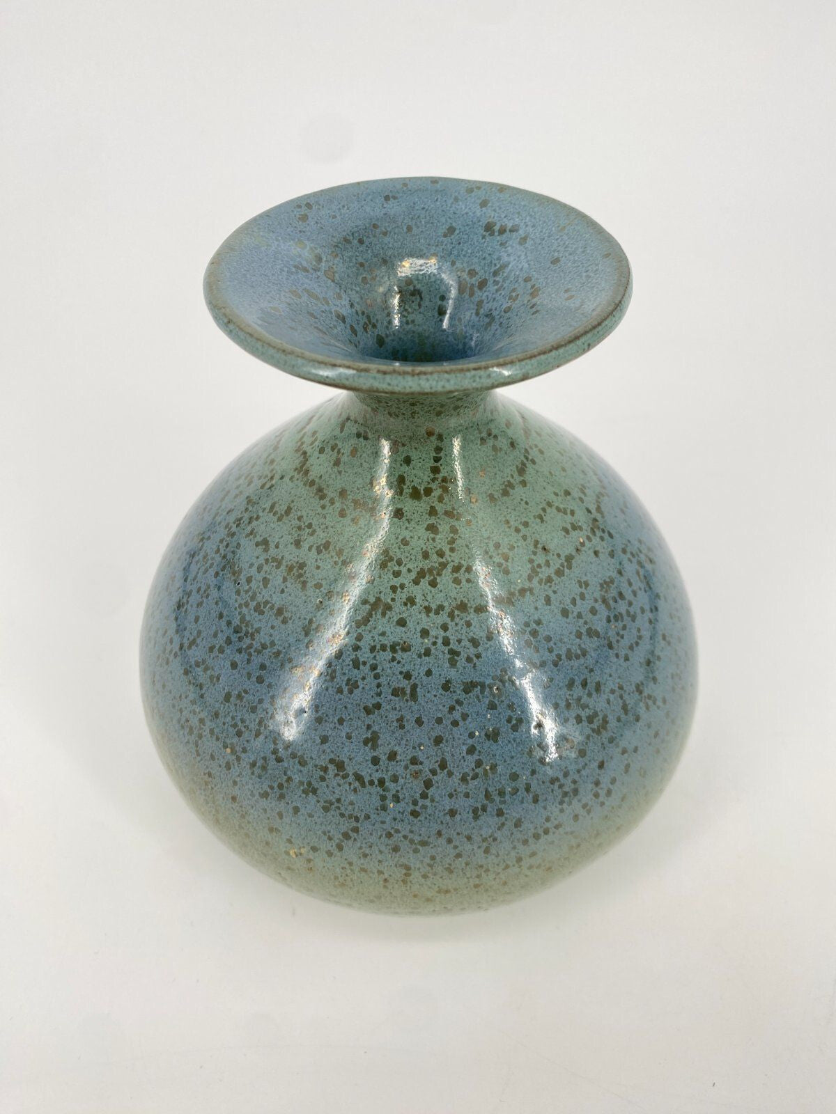* VASE KERAMIK STUDIOKERAMIK TÜRKIS VINTAGE MID CENTURY