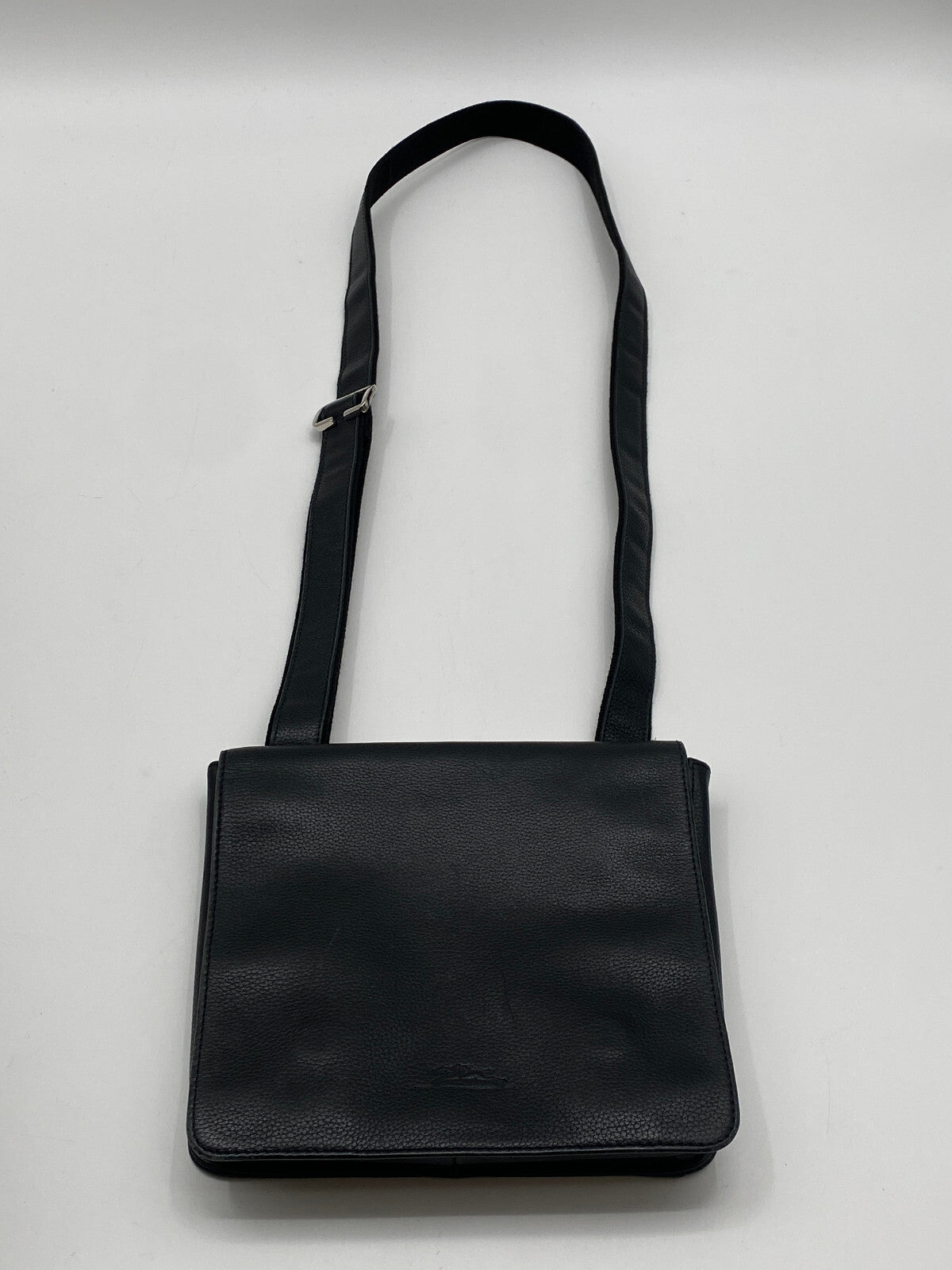 * LONGCHAMP KLEINE UMHÄNGETASCHE TASCHE SCHWARZ LEDER
