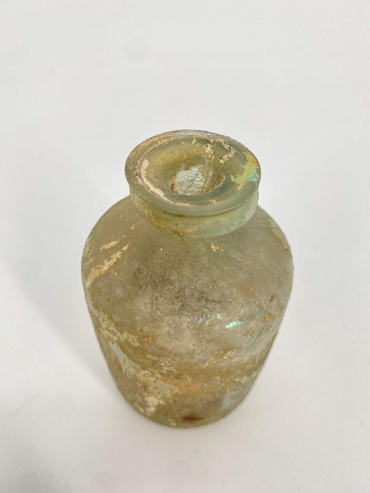 * RÖMISCHE GLASFLASCHE VASE ANTIKE HISTORISCH ROM GLAS ÖL PARFUM