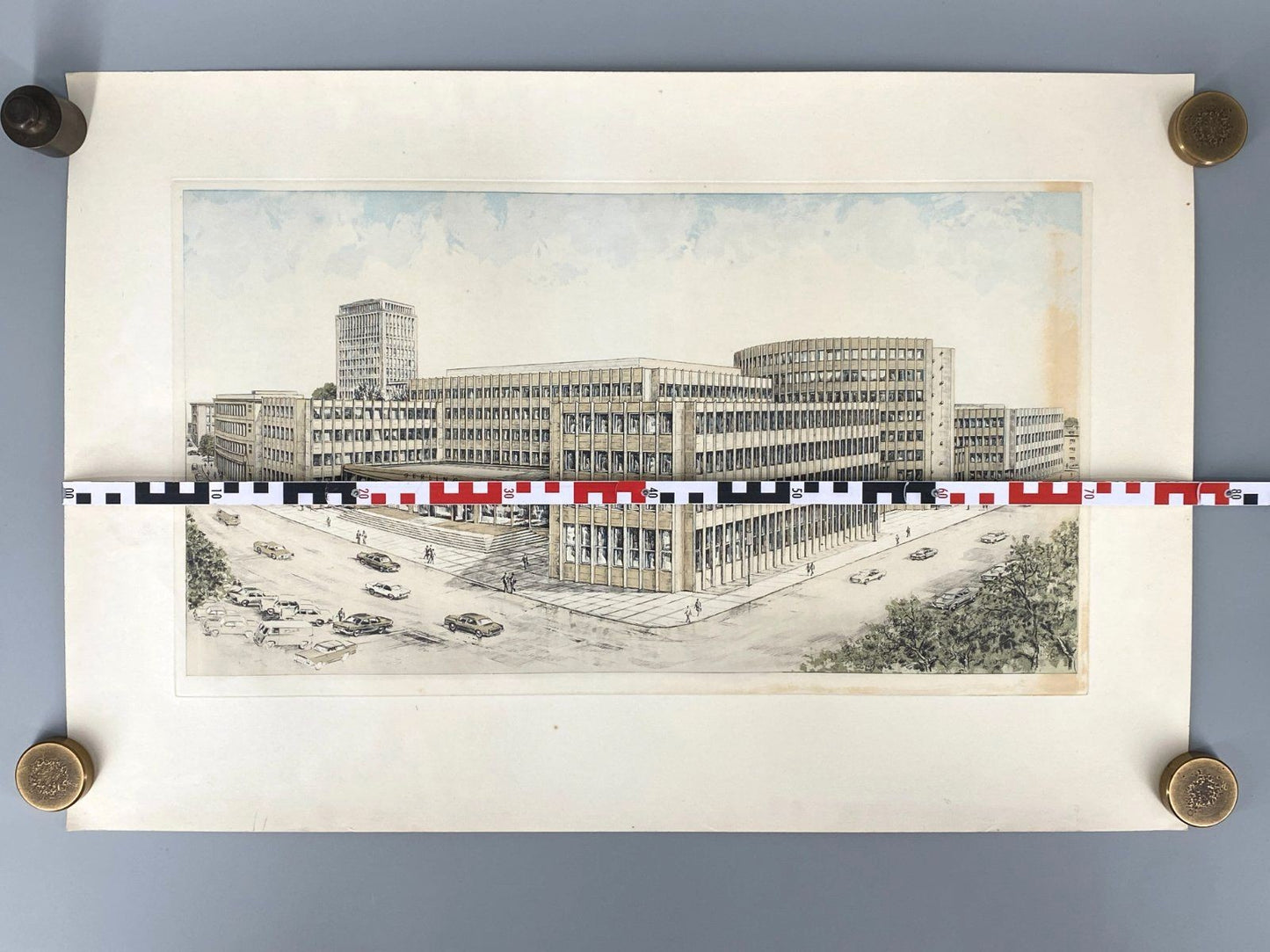 * GRAFIK HEINZ WEHLISCH GERLING VERSICHERUNGSKONZERN KÖLN GEBÄUDE 