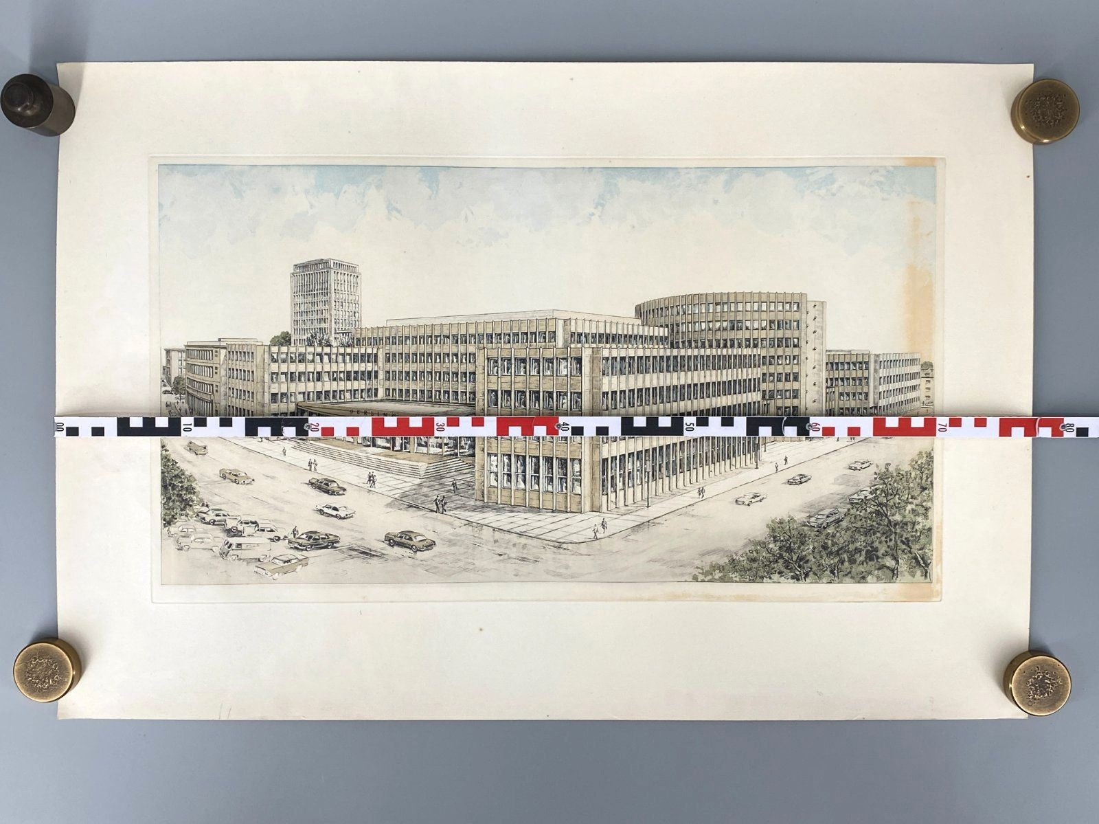 * GRAFIK HEINZ WEHLISCH GERLING VERSICHERUNGSKONZERN KÖLN GEBÄUDE 
