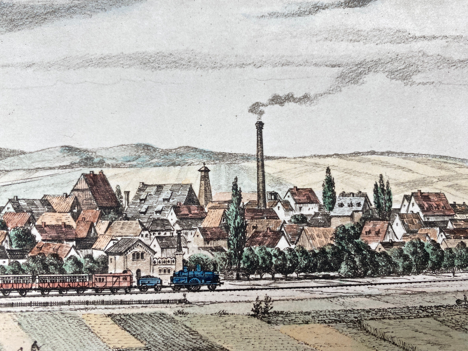 DEUTSCHER KÜNSTLER HEINZ WEHLISCH FARBRADIERUNG SALZGITTER 1857 HANDSIGNIERT