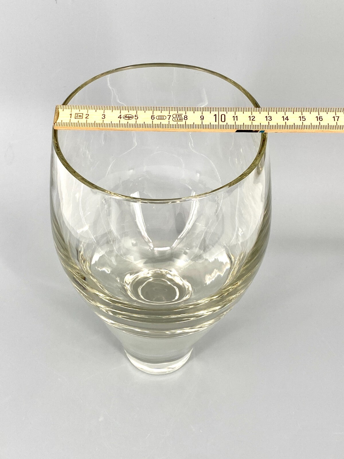 * GLAS VASE MUNDGEBLASEN DEKORATION GLASVASE VINTAGE