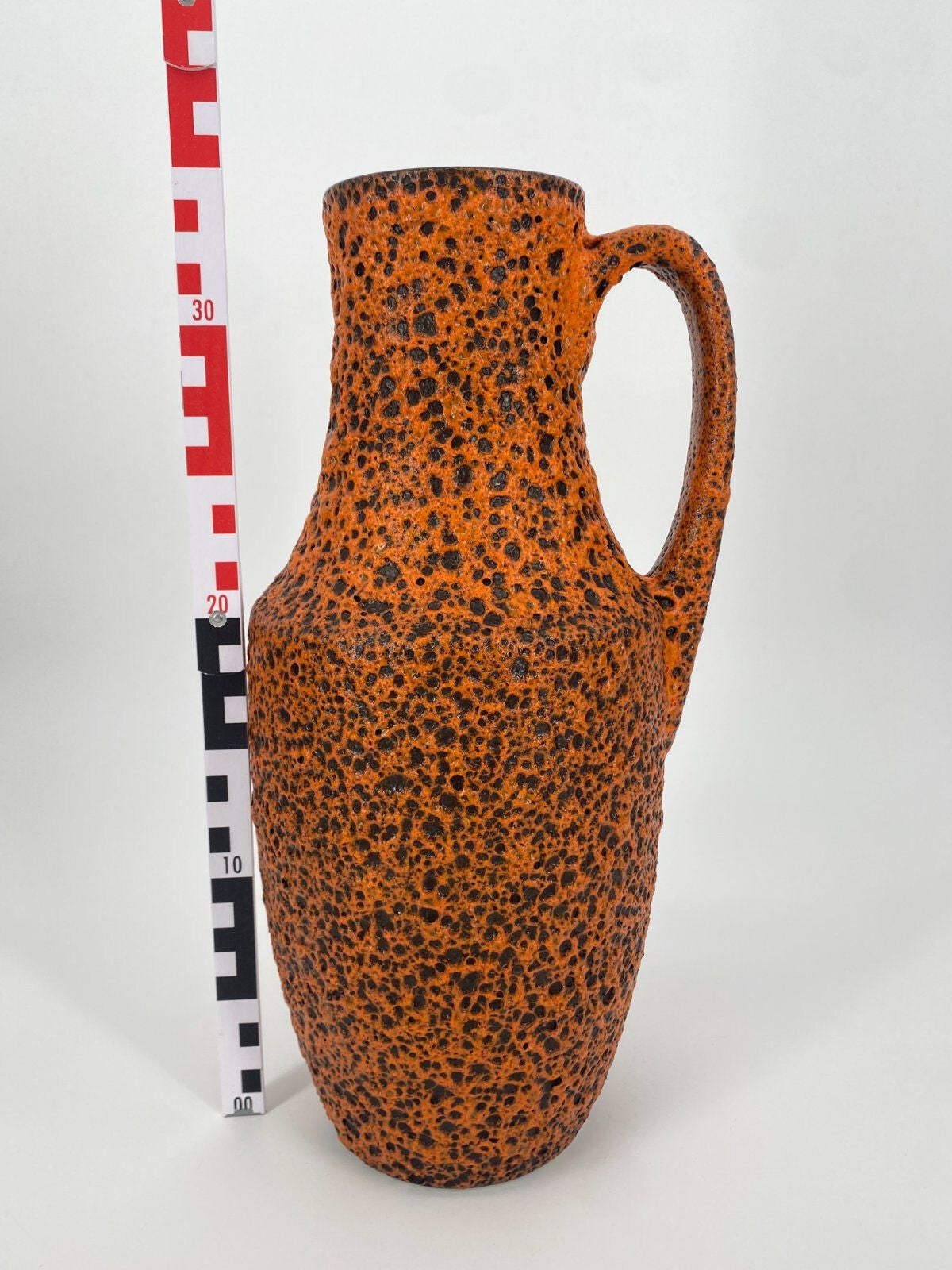 * SCHEURICH STUDIOKERAMIK FAT LAVA VASE 407-35 W.-GERMANY 70ER