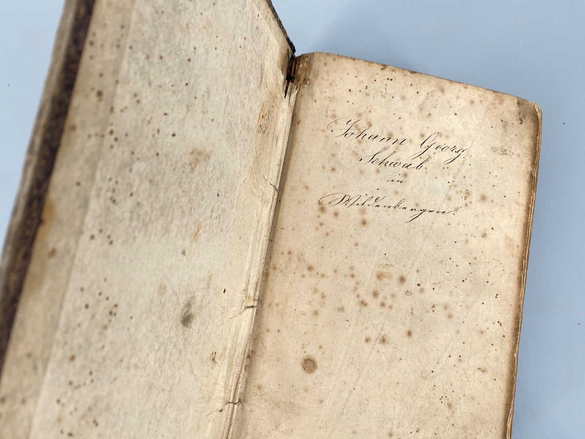*BUCH LUTHERBIBEL 1847 NÜRNBERG CENTRAL-BIBEL-VEREIN BESITZEREINTRAG MILDENBURG