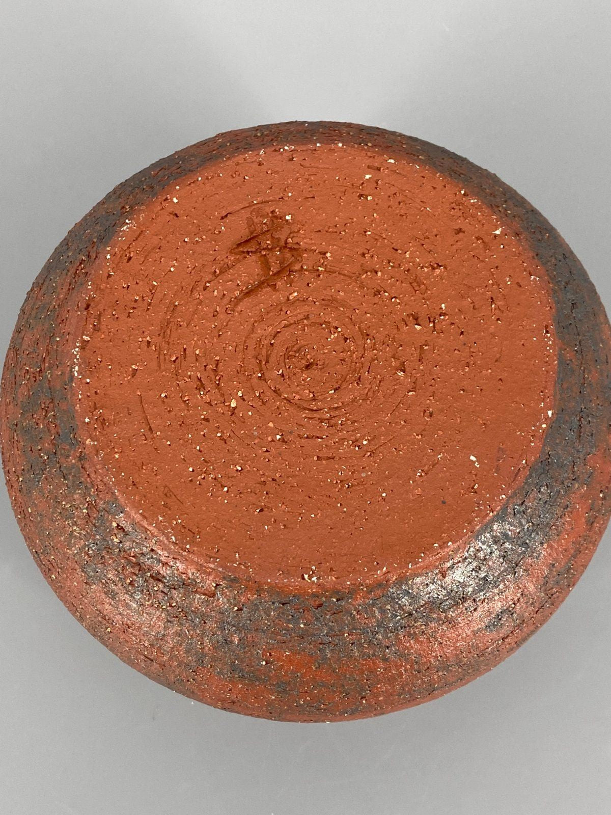 * STUDIOKERAMIK VASE ROTBRAUN SIGNIERT 60ER VINTAGE SAMMLERSTÜCK STEINZEUG