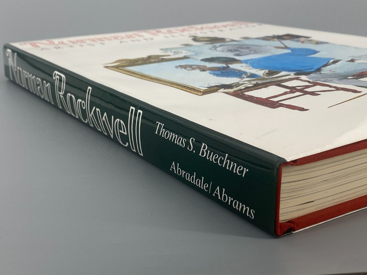 *BUCH KÜNSTLER NORMAN ROCKWELL BUECHNER GROßFORMAT NEW YORK 1983 US MONOGRAPHIE