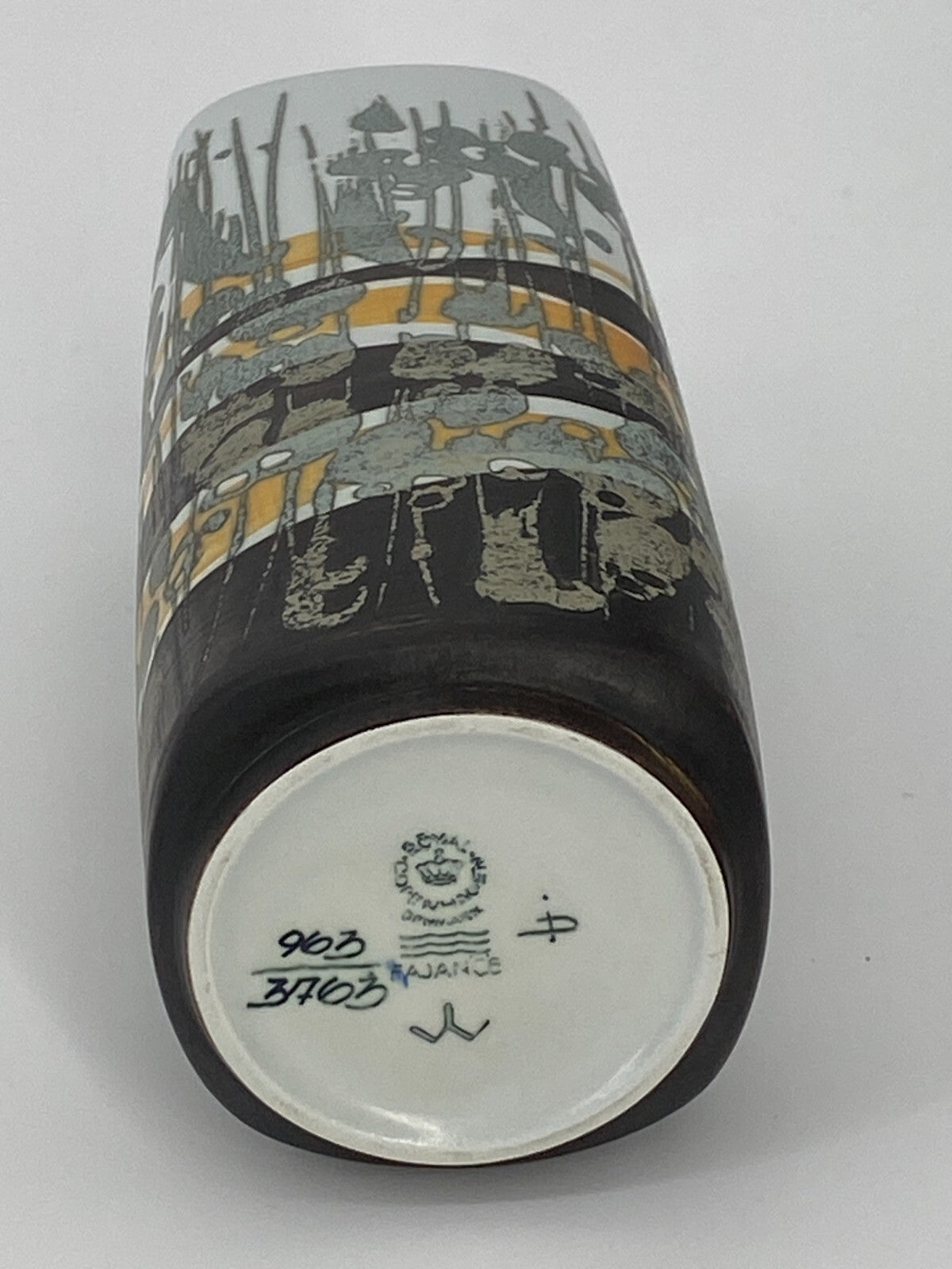 * VASE ROYAL COPENHAGEN FAJANCE IVAN WEISS DESIGN 963/3763 20CM
