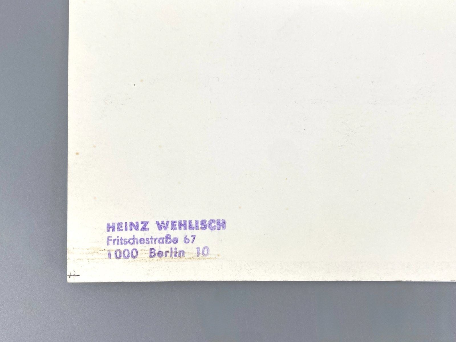 * HEINZ WEHLISCH ZEICHNUNG MITTERFELS BAYERN ANSICHT HANDSIGNIERT