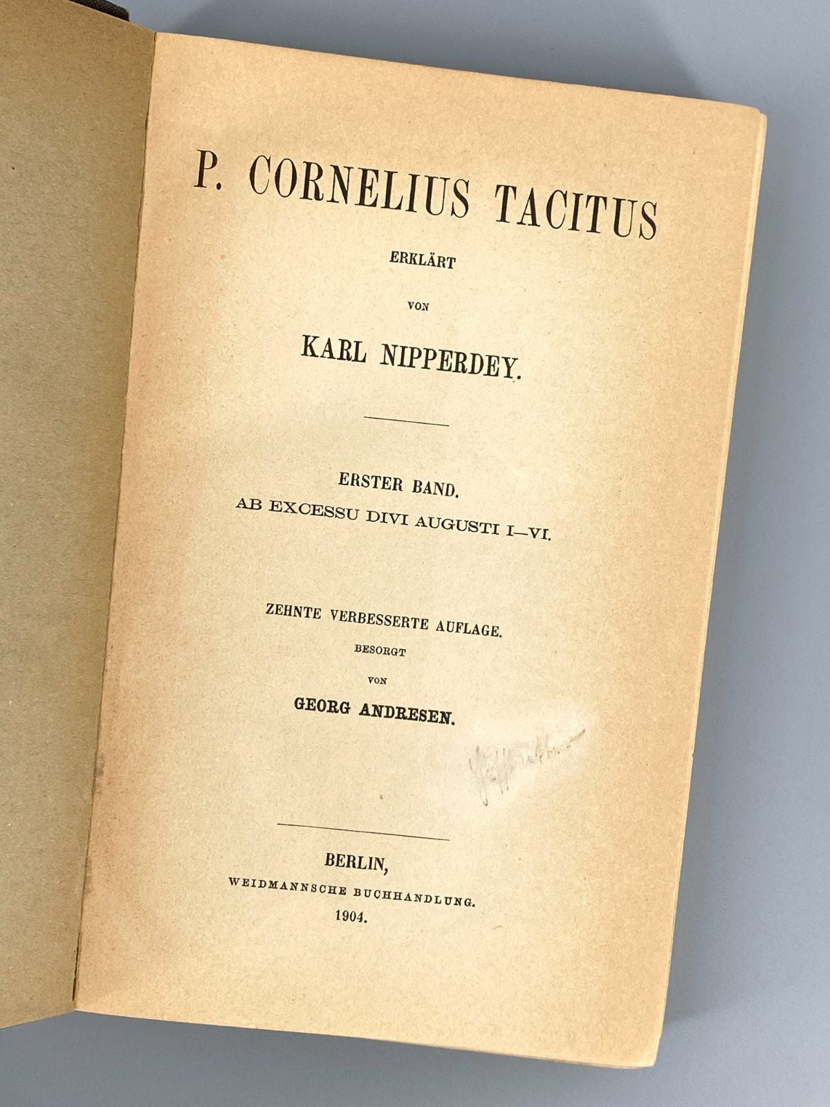 *7x BUCH TACITUS TACITI HISTORIEN GERMANIA ALTERTUMSWISSENSCHAFT