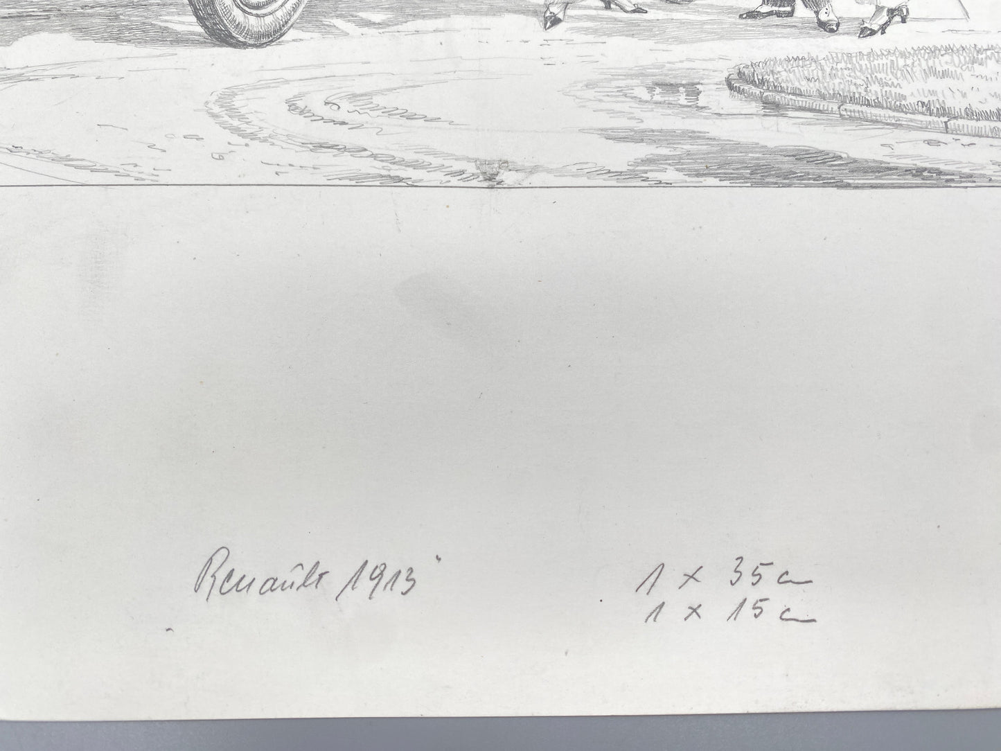 HEINZ WEHLISCH KÜNSTLER 2X ZEICHNUNGEN 1X RADIERUNG RENAULT PARIS 1912 ORIGINAL