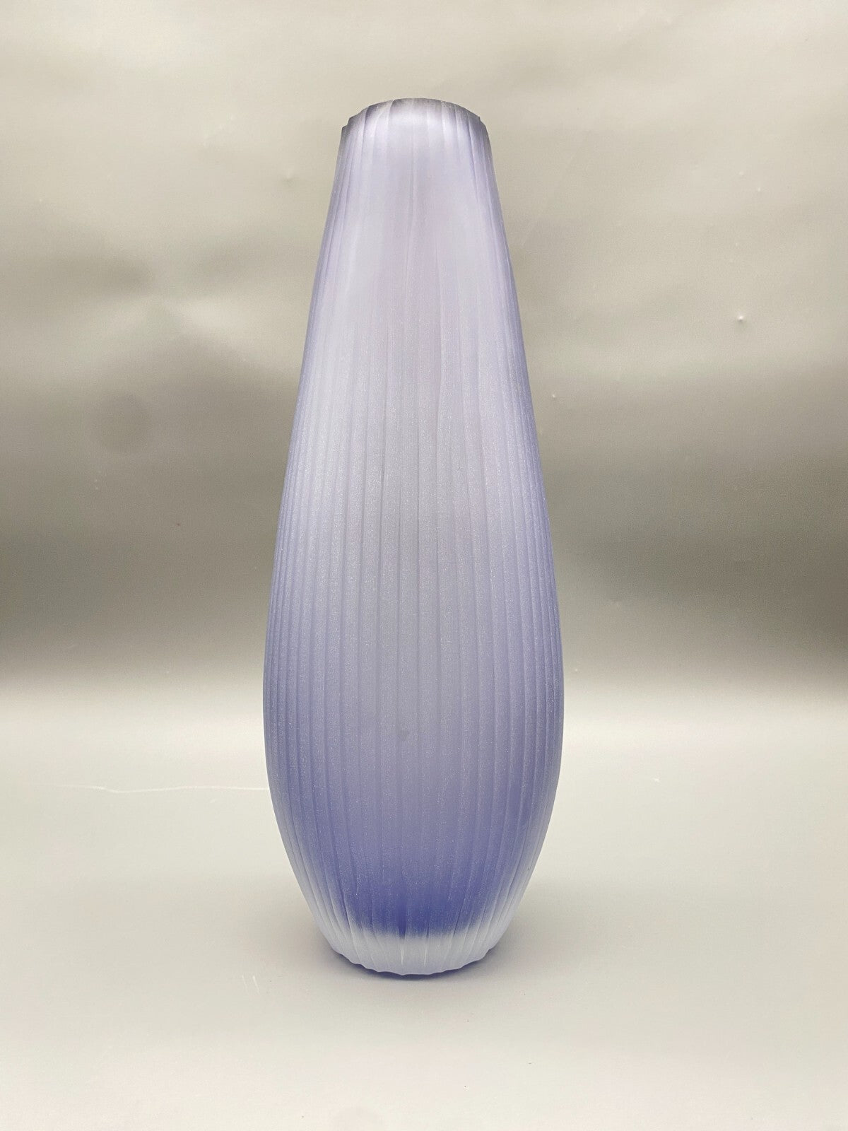 MURANOGLAS GLAS VASE IM STIL VON CARLO SCARPA MADE IN ITALIEN VINTAGE