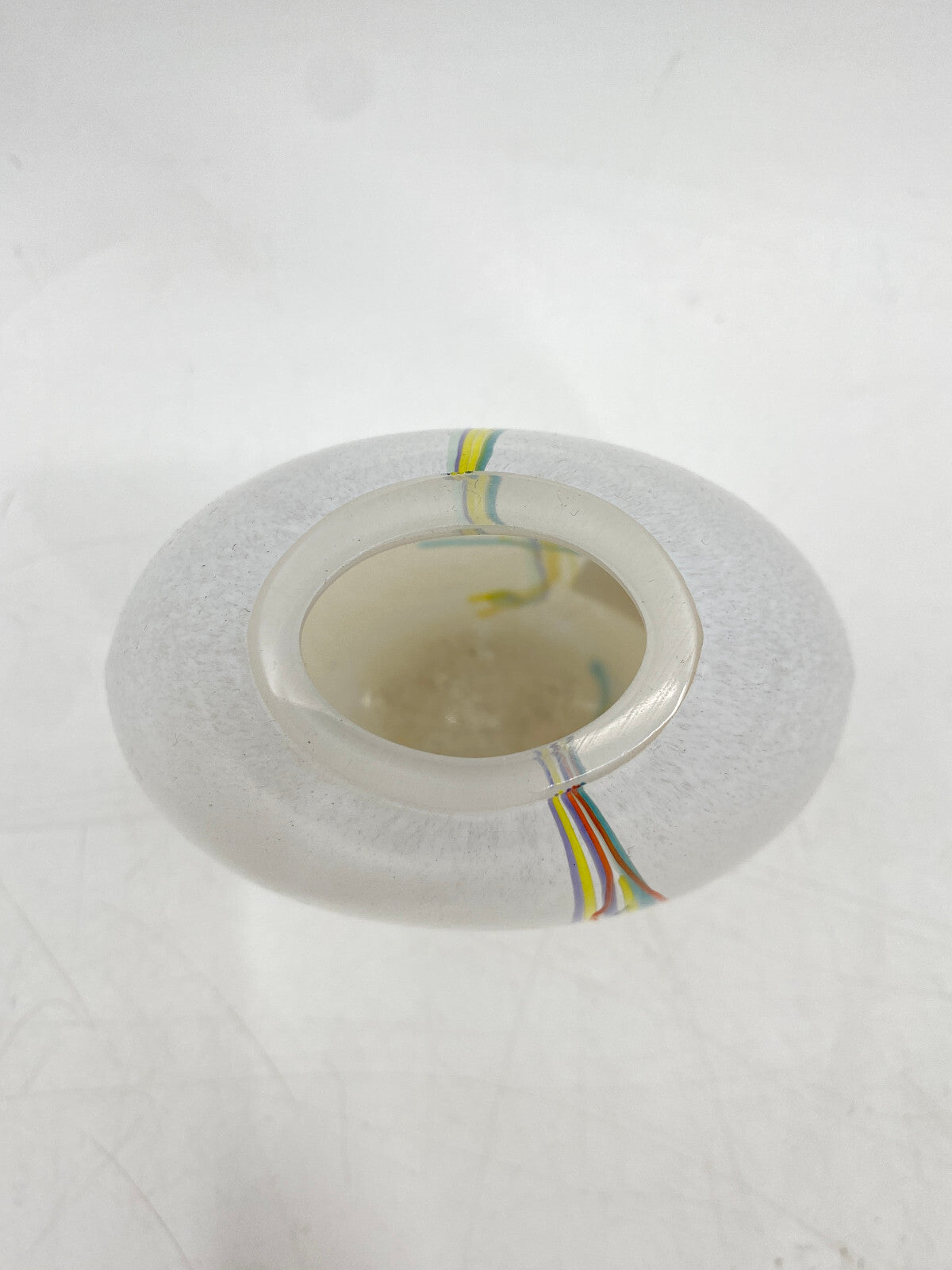 * KOSTA BODA KLEINE REGENBOGEN VASE GLAS BERTIL VALLIEN SWEDEN 80ER VINTAGE