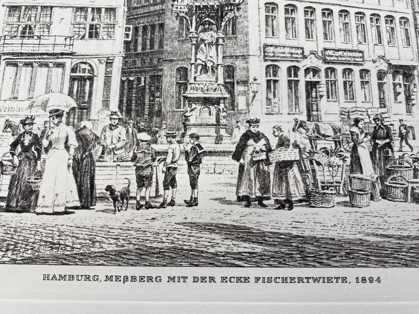 HEINZ WEHLISCH DEUTSCHER KÜNSTLER RADIERUNG HAMBURG 1894 HANDSIGNIERT
