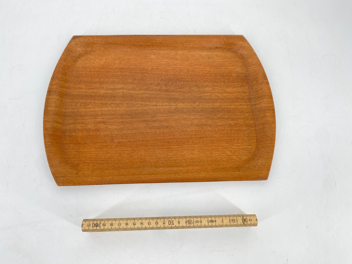 *LANGVA TABLETT TEAK HOLZTABLETT SERVIERTABLETT DANISH DESIGN MIDCENTURY 60ER
