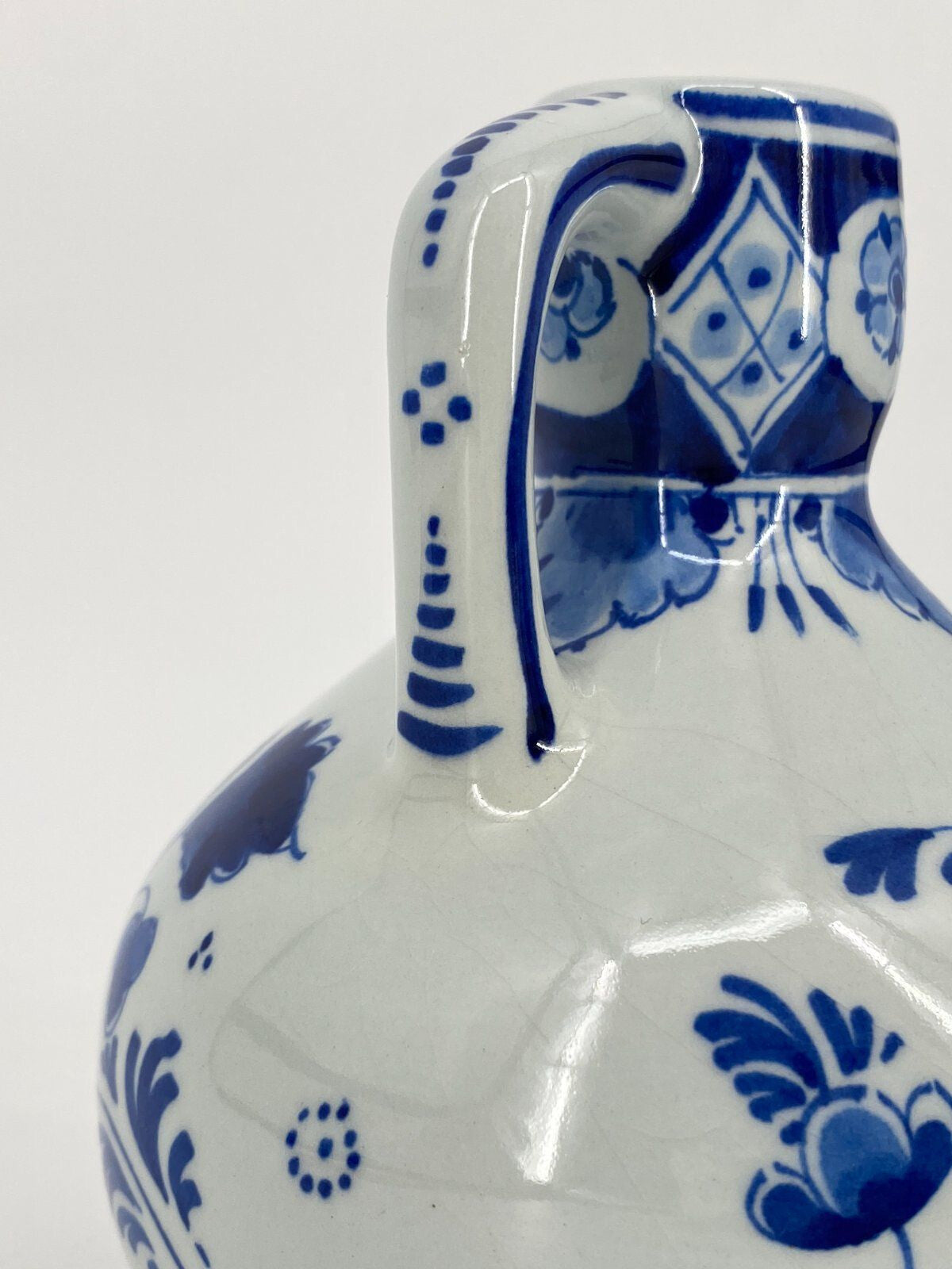 * VASE HENKEL KRUG DELFTER BLAU DELFT DE PORCELEYNE FLES VINTAGE