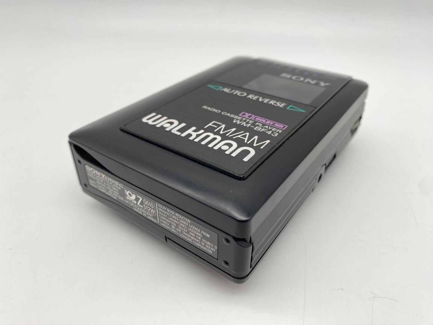 SONY STEREO WALKMAN WM-BF43 FM AM PLAYER KASSETTEN SPIELER JAPAN AN BASTLER
