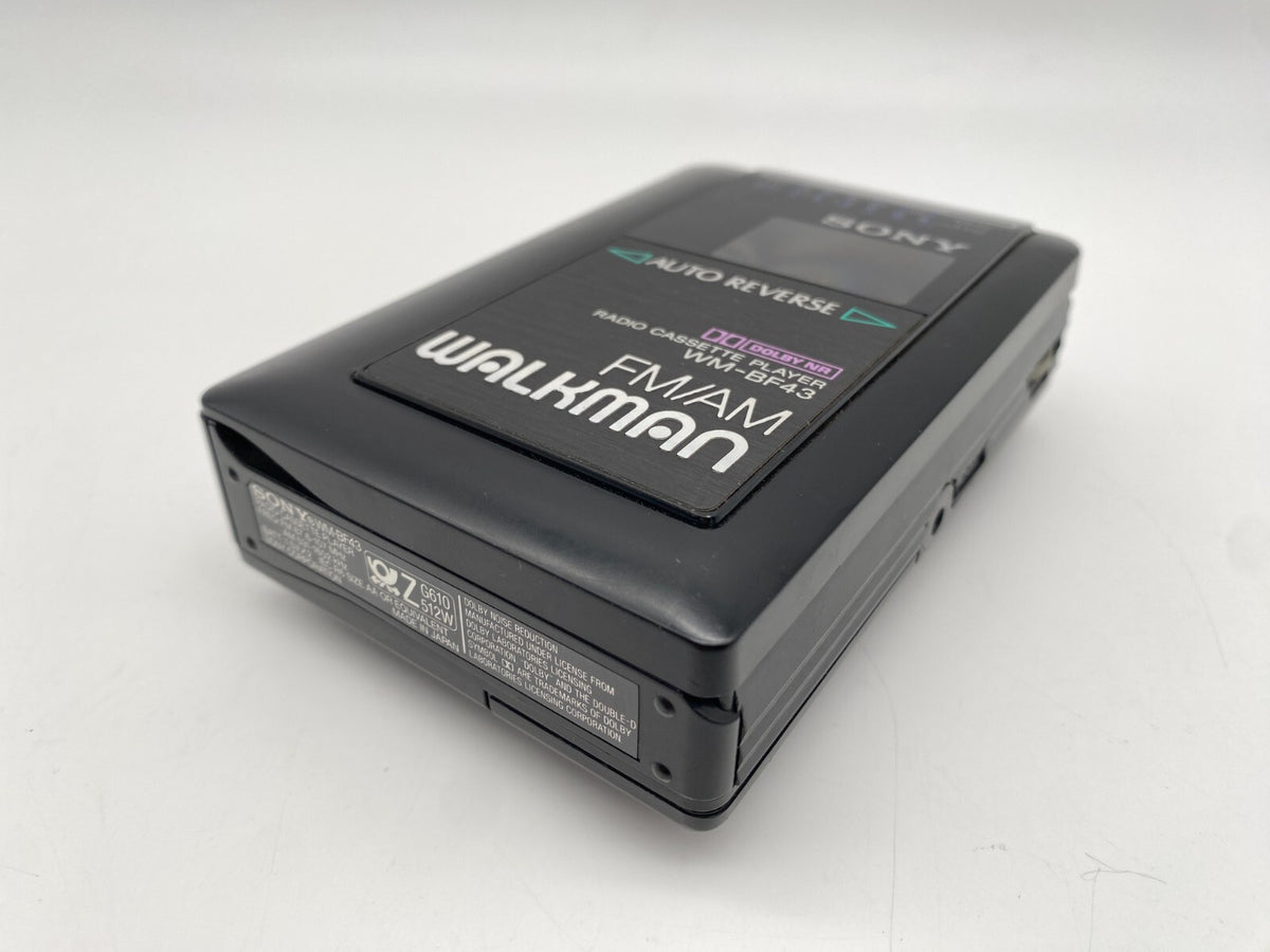 SONY STEREO WALKMAN WM-BF43 FM AM PLAYER KASSETTEN SPIELER JAPAN AN BASTLER