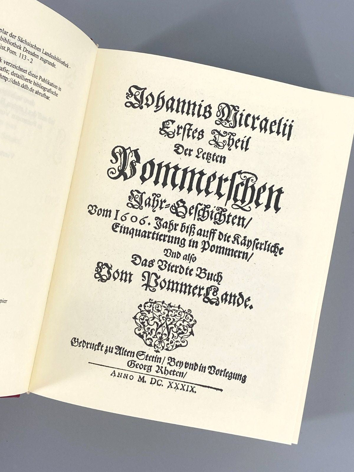 *BUCH MICRAELIUS ALTES POMMER LAND ROSWITHA WISNIEWSKI GEORG OLMS