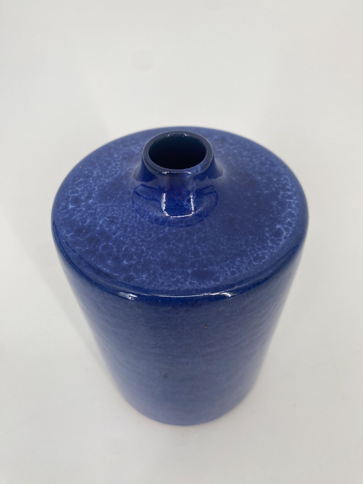 * KLEINE VASE STUDIOKERAMIK TR TÖPFERHOF RÖMHILD BLAU 12,5CM MID CENTURY