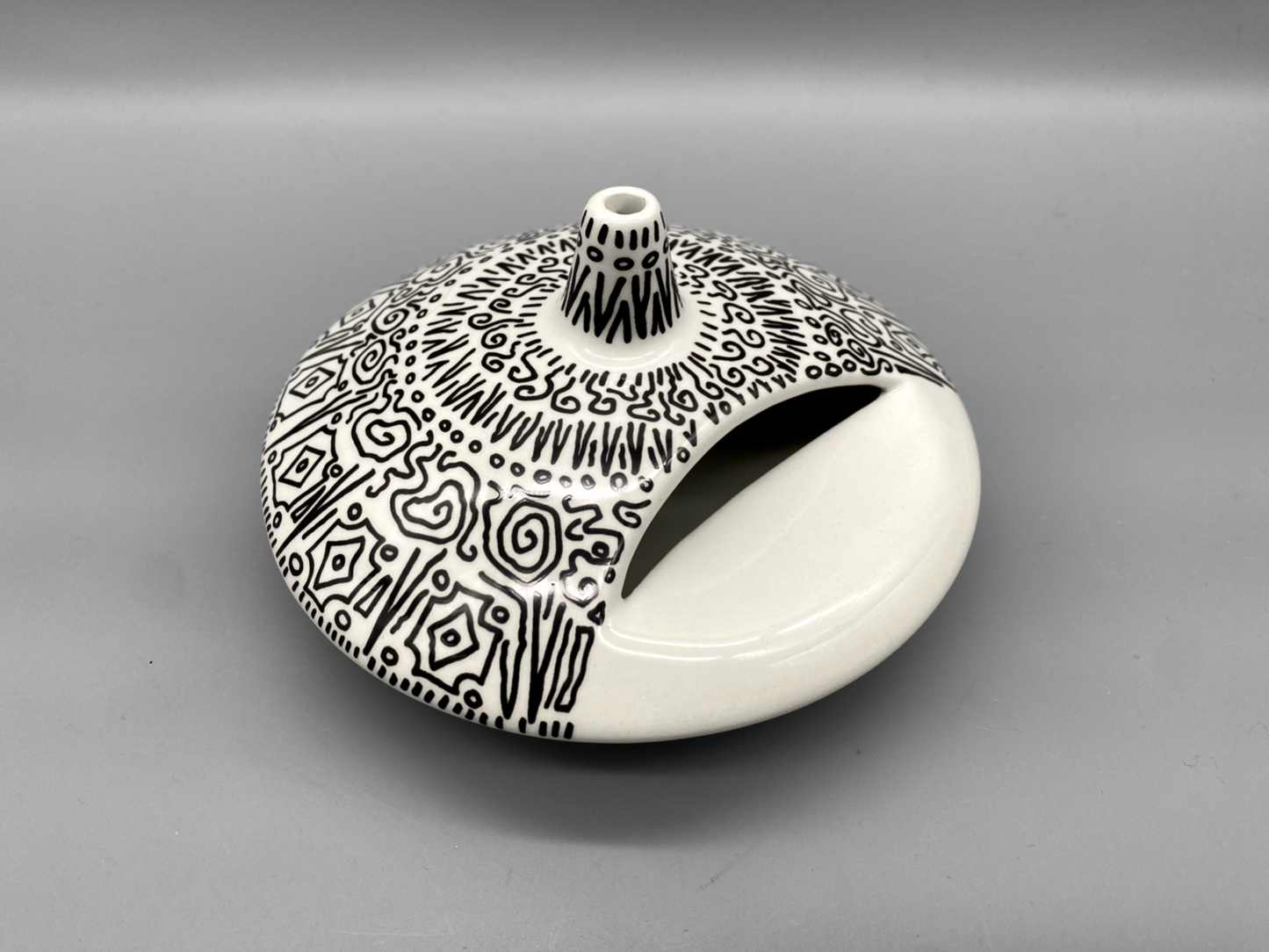 ALESSANDRO MENDINI KERAMIK VASE RÄUCHERSTÄBCHEN DECKELDOSE STARS 1994 KÜNSTLER