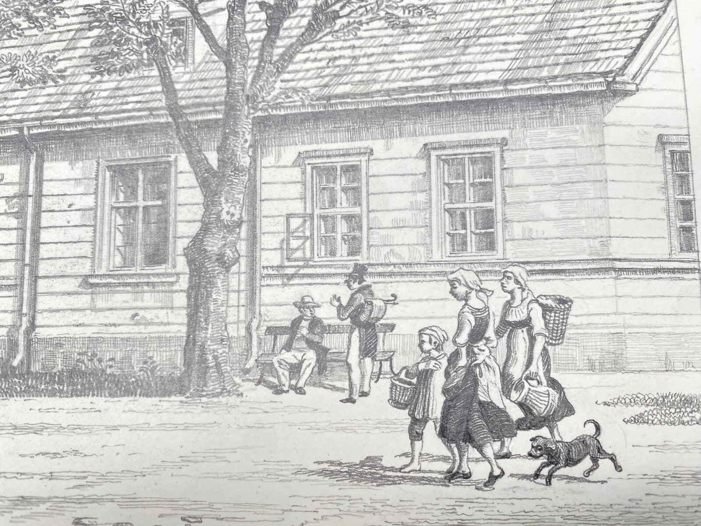 DEUTSCHER KÜNSTLER HEINZ WEHLISCH DORFKIRCHE ZEHLENDORF 1835 HANDSIGNIERT