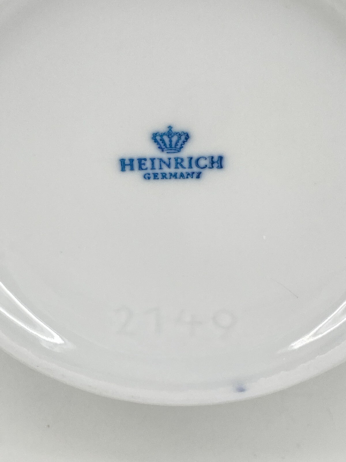 * HEINRICH GERMANY BISKUIT PORZELLAN VASE GEMUSTERT MATT WEIß 24 CM
