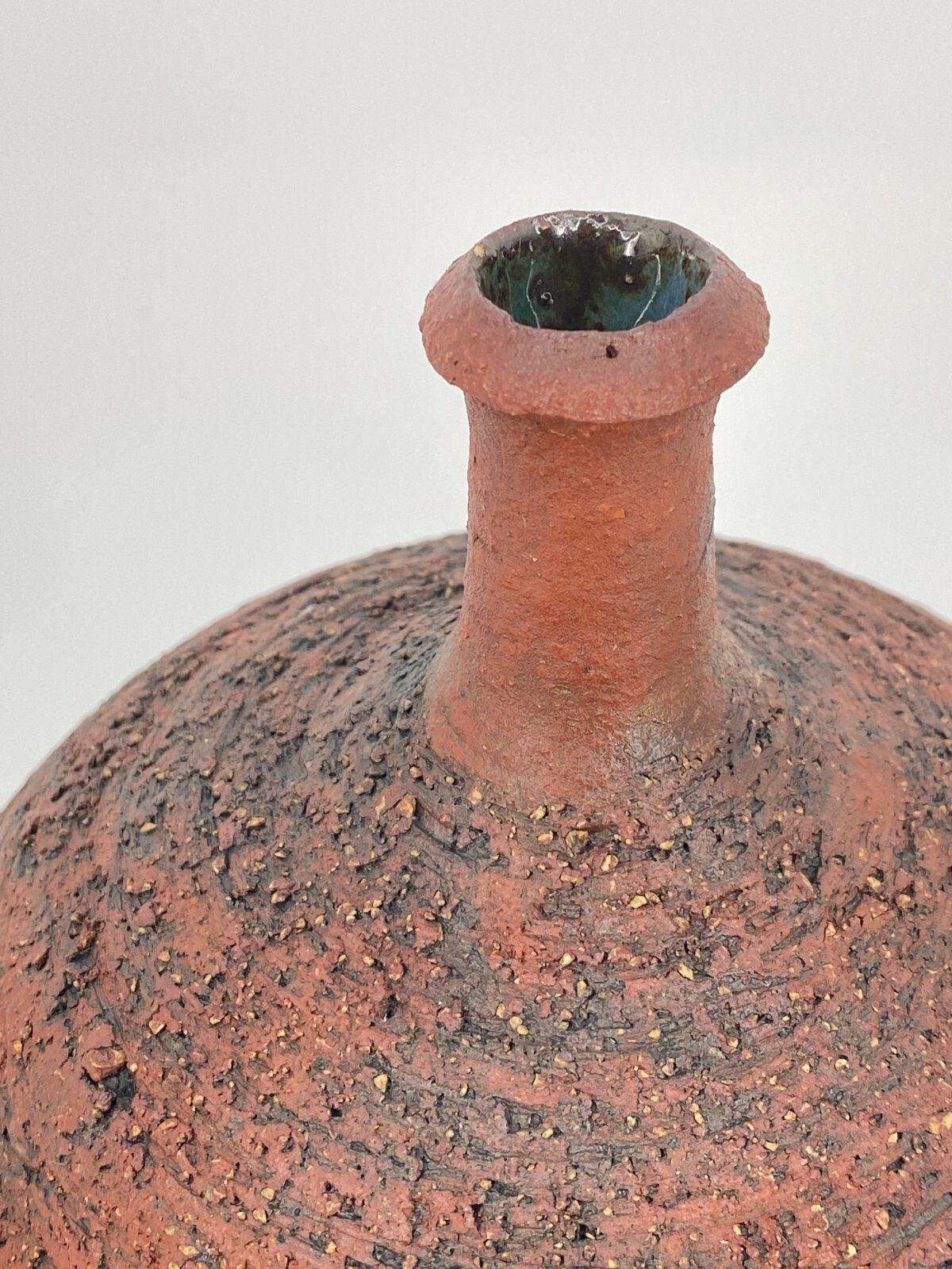 * VASE STUDIOKERAMIK KUGELVASE KUGEL GERHARD LIEBENTHRON KUNST GL