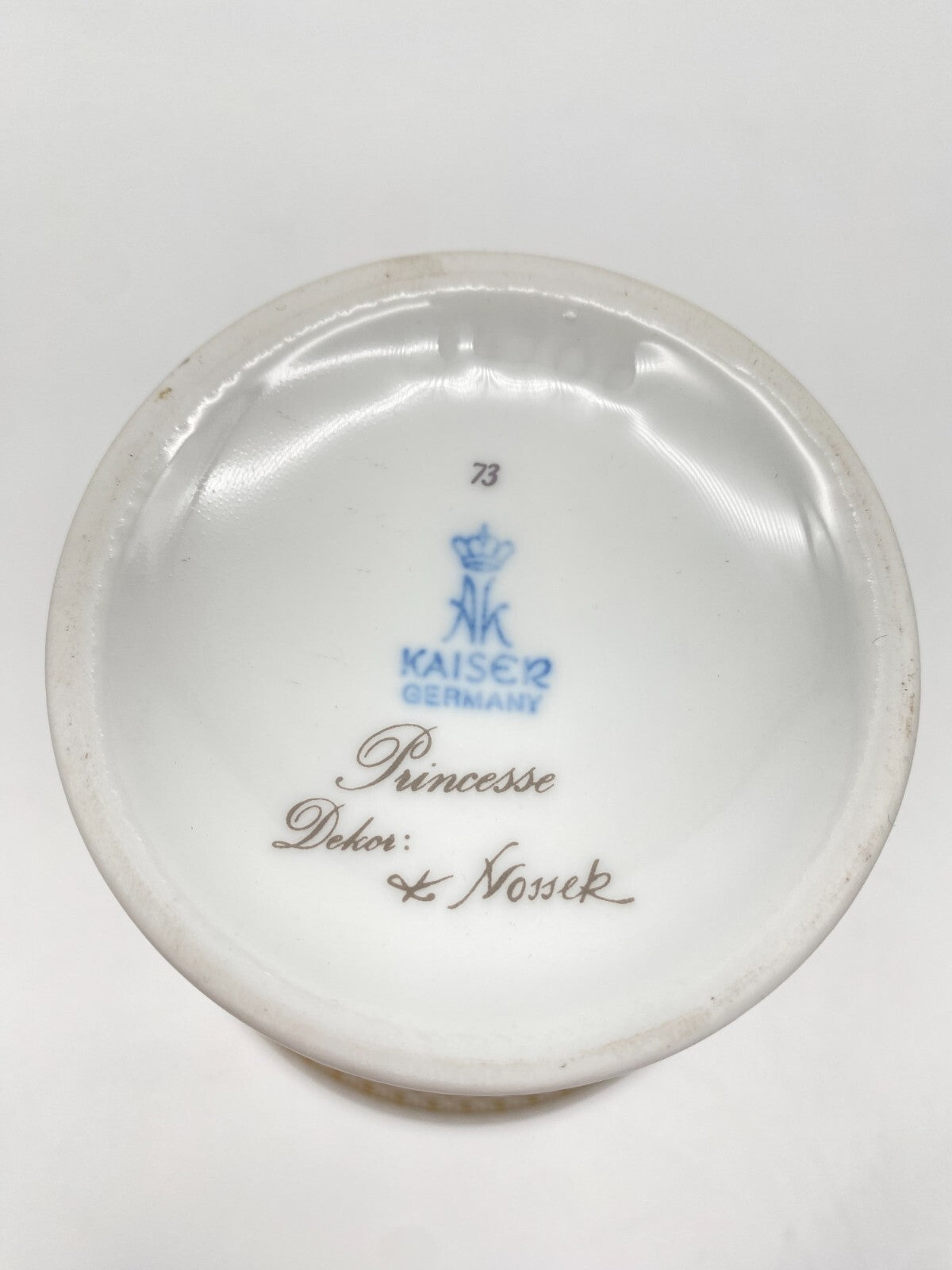 ZWEI ORIGINAL KAISER PORZELLAN PRUNK VASEN VON K. NOSSEK - BELVEDERE & PRINCESSE