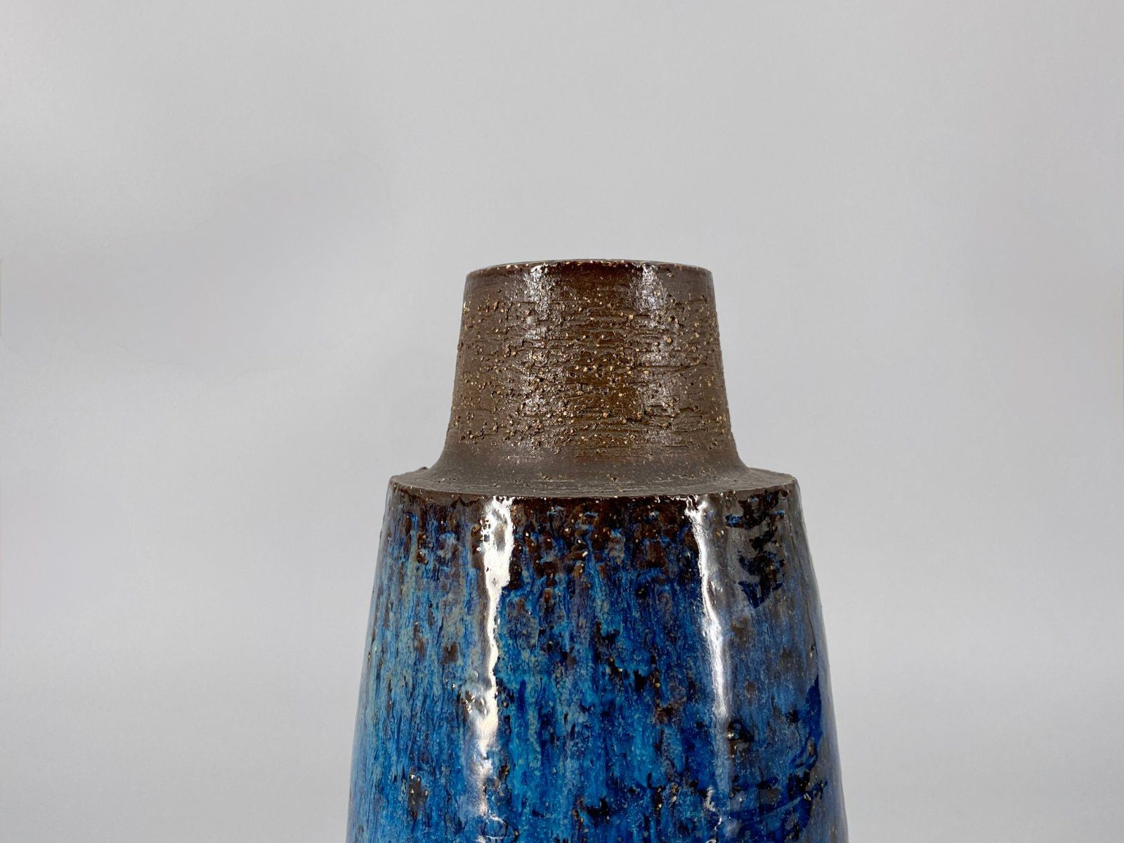 * MICHAEL ANDERSEN KERAMIK VASE 6201 BORNHOLM 60ER VINTAGE