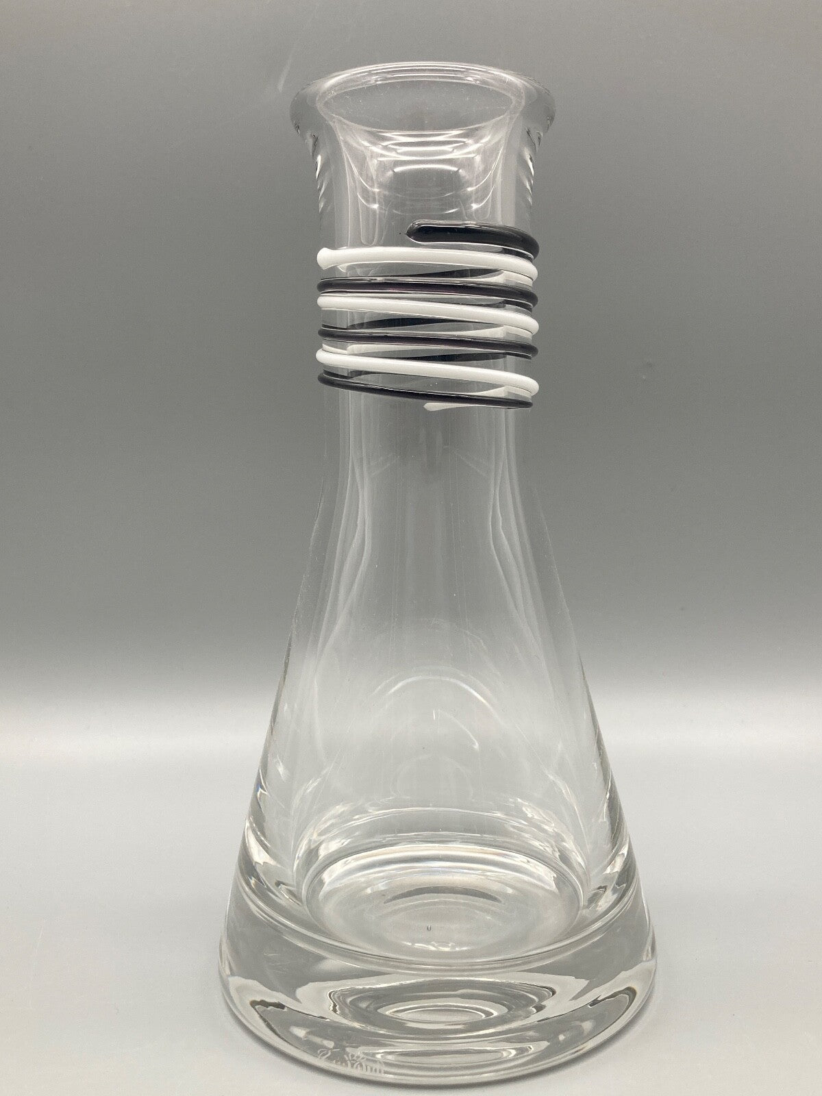 SELTENE ROSENTHAL STUDIO LINE GLASVASE WIRBEL GLASKUNST BLUMEN LINIE
