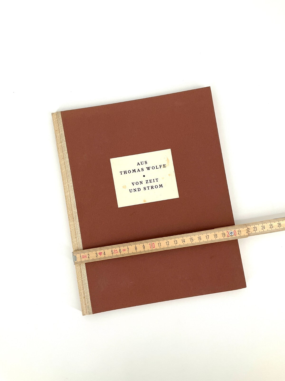 *BUCH THOMAS WOLFE VON ZEIT UND STROM HANS ORLOWSKI HOLZSCHNITTE BERLIN 1939