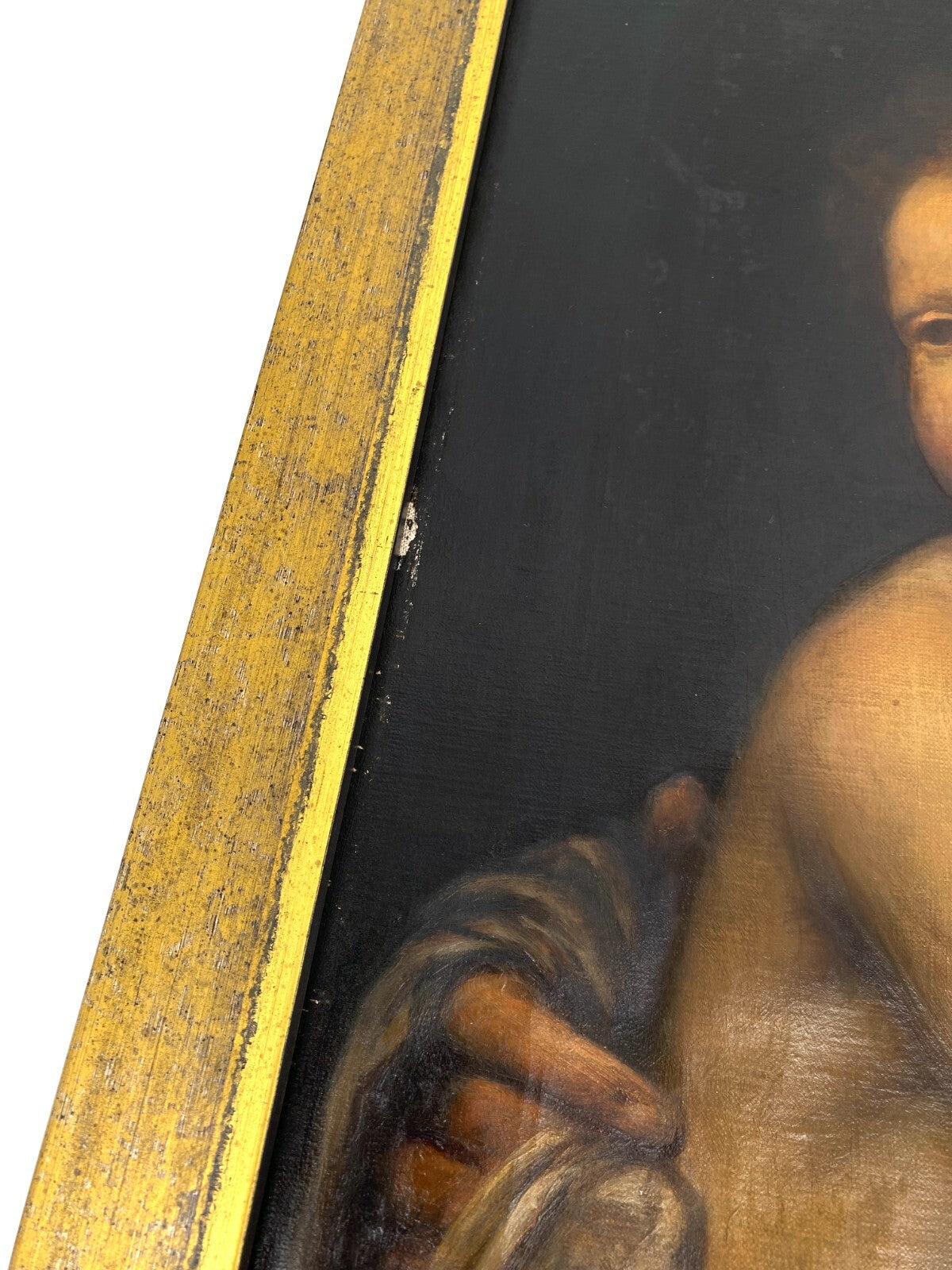 *ÖLGEMÄLDE NACH BERNARDINO LUINI JUNGFRAU KIND JESUS LEINWAND GERAHMT RENAISSANC