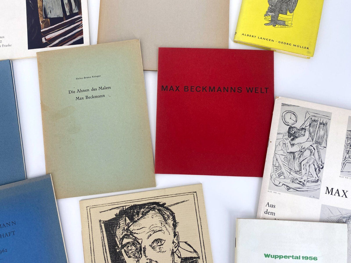 *KONVOLUT 18x BUCH MAX BECKMANN MALER KÜNSTLER #38-55