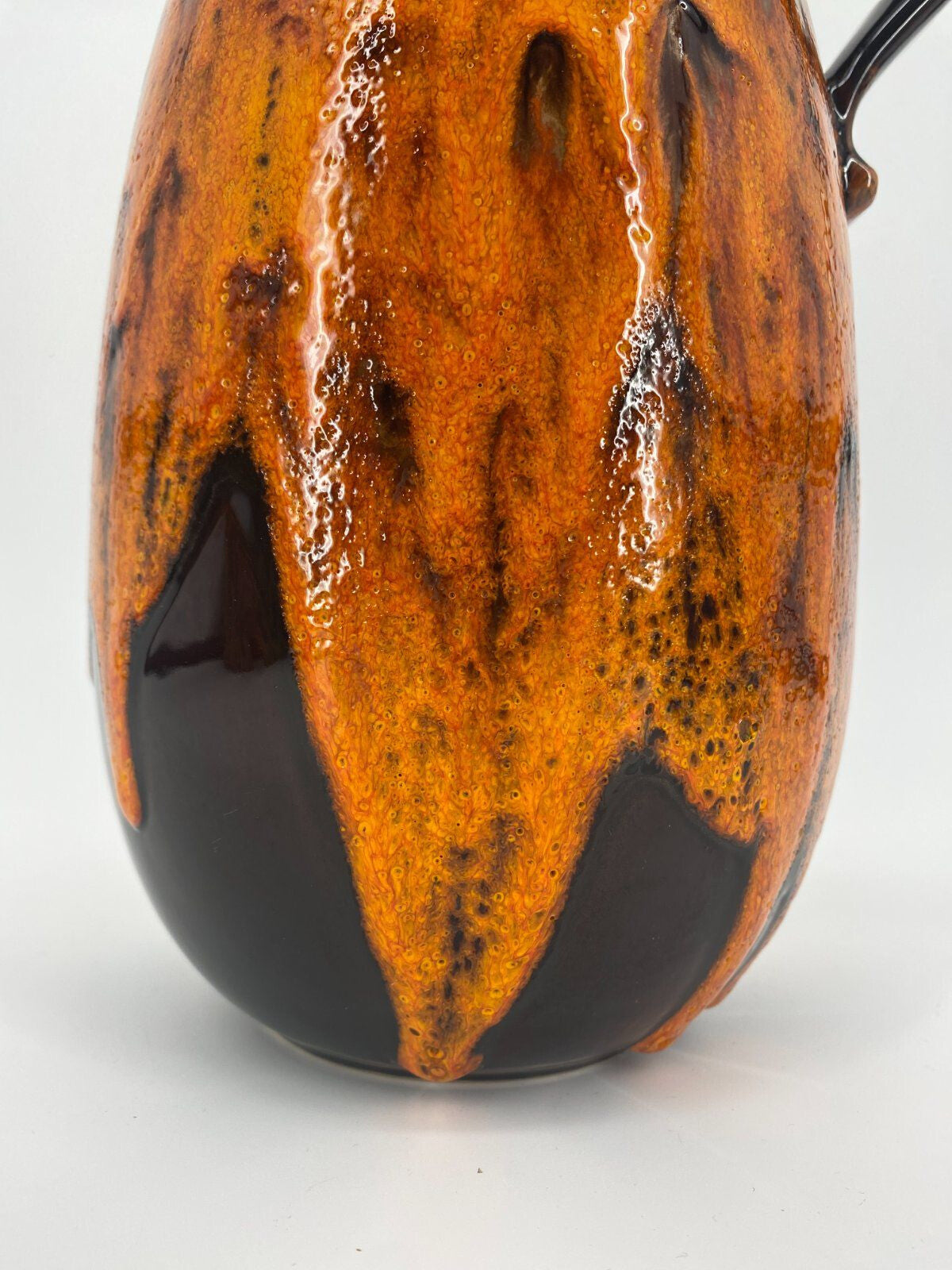 * SCHEURICH STUDIOKERAMIK FAT LAVA VASE 487-27 W.-GERMANY 70ER