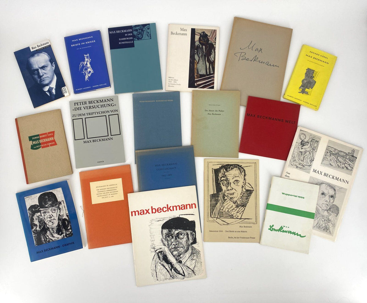 *KONVOLUT 18x BUCH MAX BECKMANN MALER KÜNSTLER #38-55