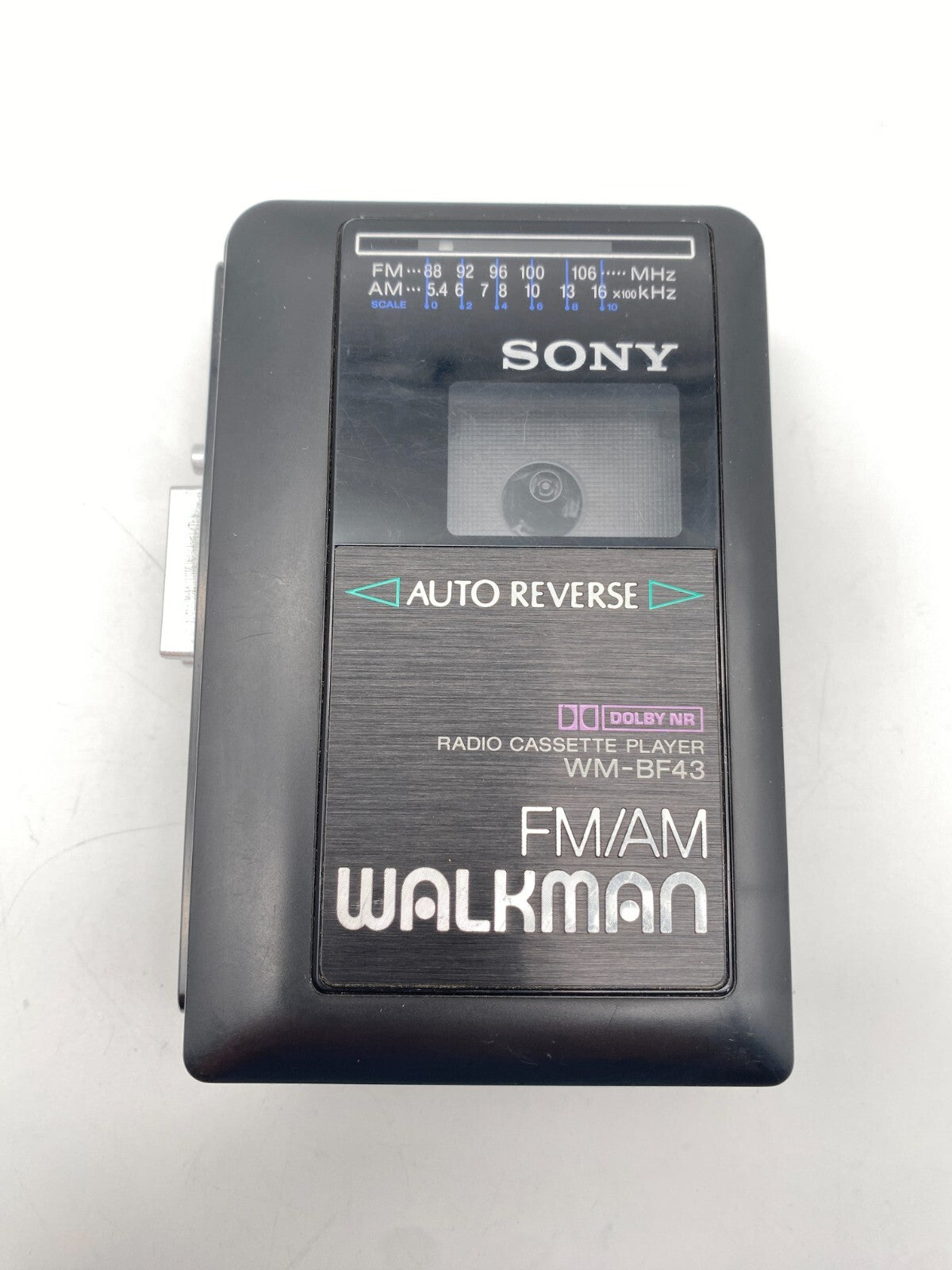 SONY STEREO WALKMAN WM-BF43 FM AM PLAYER KASSETTEN SPIELER JAPAN AN BASTLER