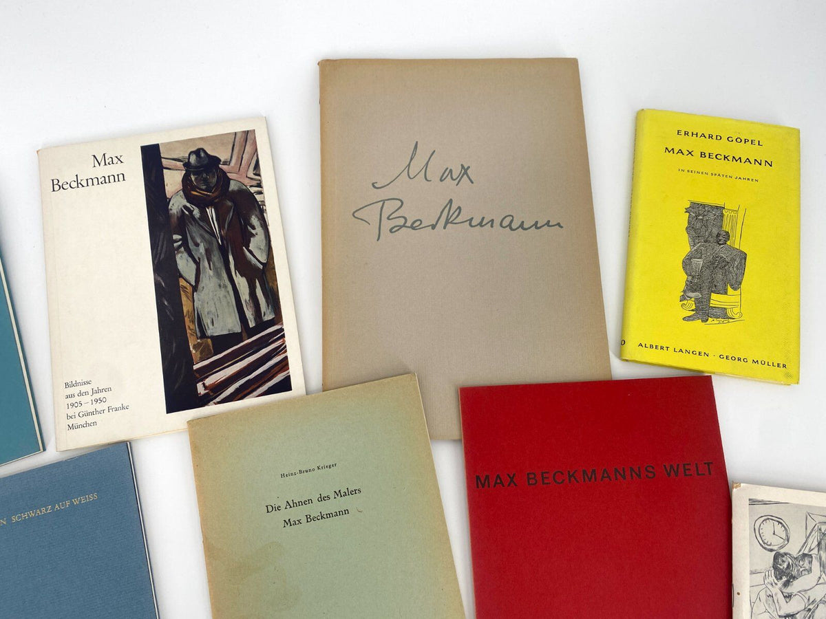 *KONVOLUT 18x BUCH MAX BECKMANN MALER KÜNSTLER #38-55