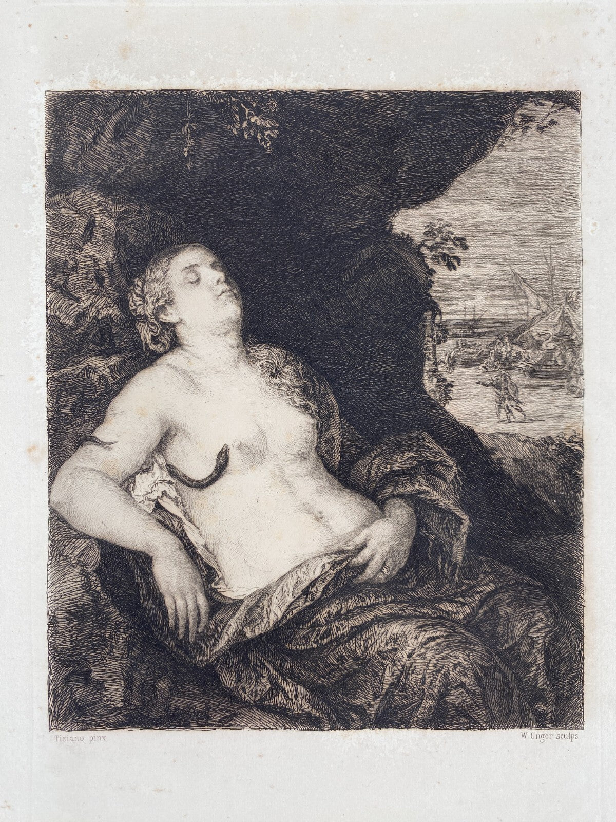 *5x RADIERUNG WILLIAM UNGER GEMÄLDEN TIZIANO HALS VERMEER DRUCK GRAFIK ANTIK