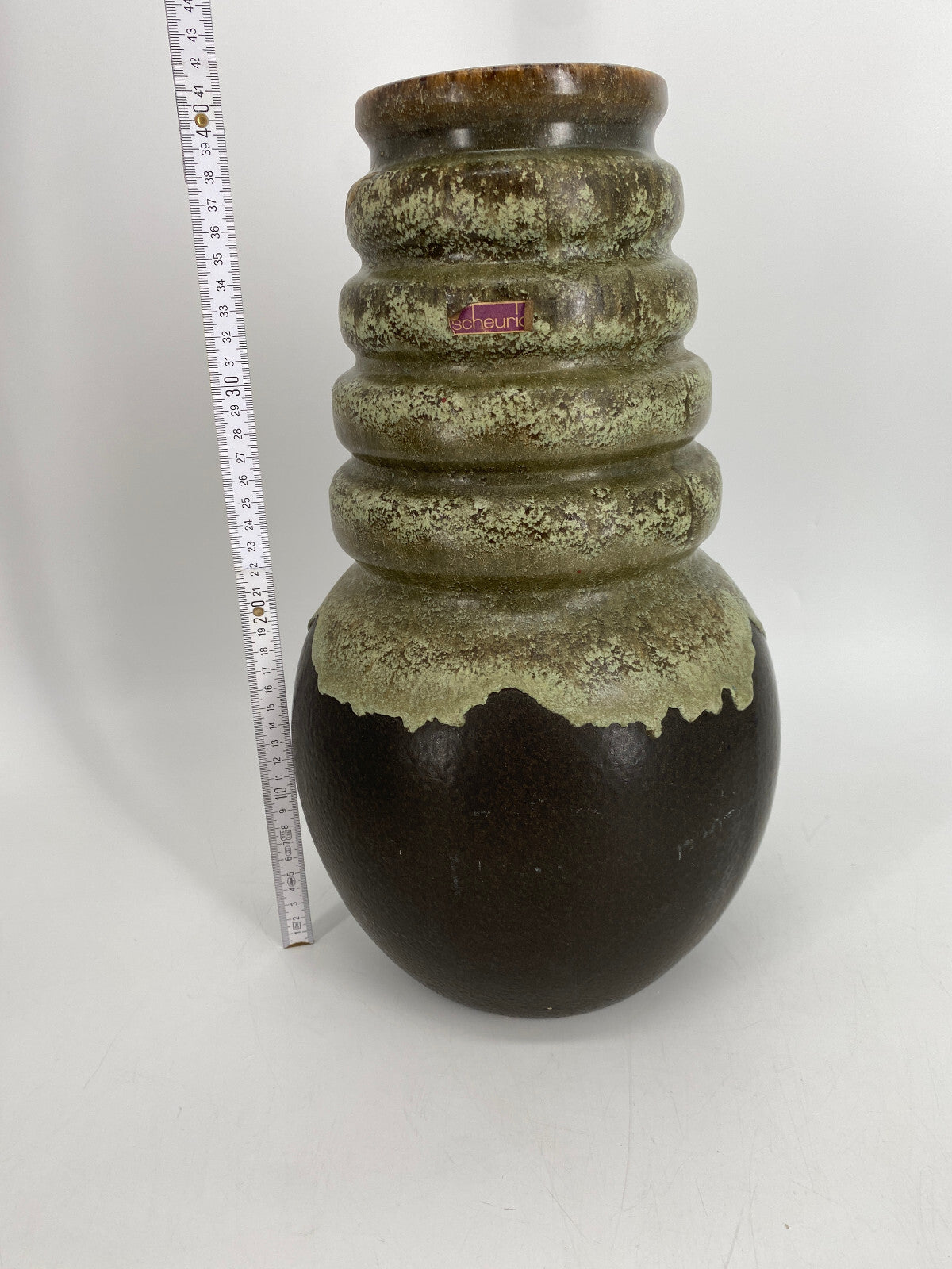* FAT LAVA BLUMENVASE BODENVASE SCHEURICH 269-40 WEST GERMAN POTTERY 60er 70er