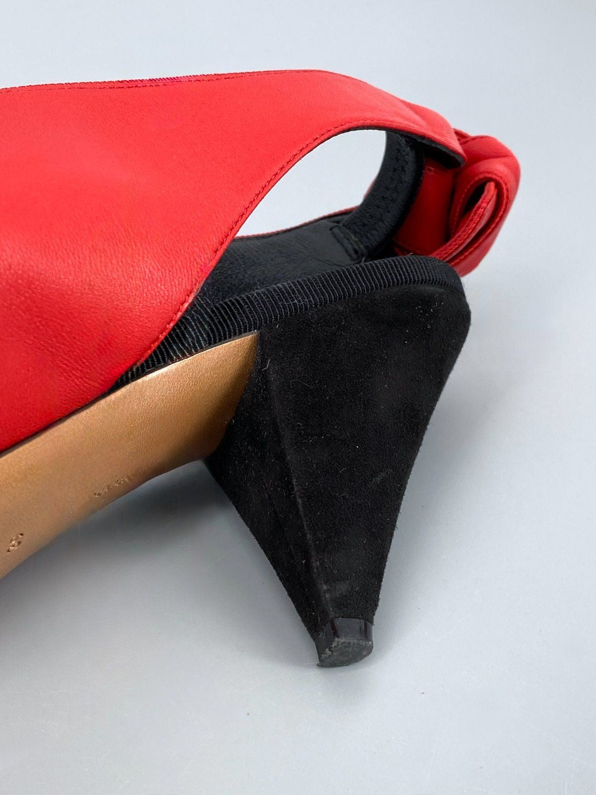 * DAMENSCHUHE CÉLINE PUMPS LEDER 39 FEUERROT ITALY PHOEBE PHILO