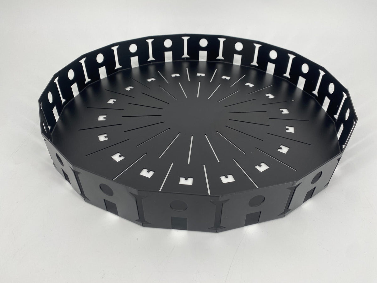 *MUSEO ALCHIMIA ALESSANDRO MENDINI TABLETT RUND ABLAGE 1986 PLATTE TRAY GROSS 44