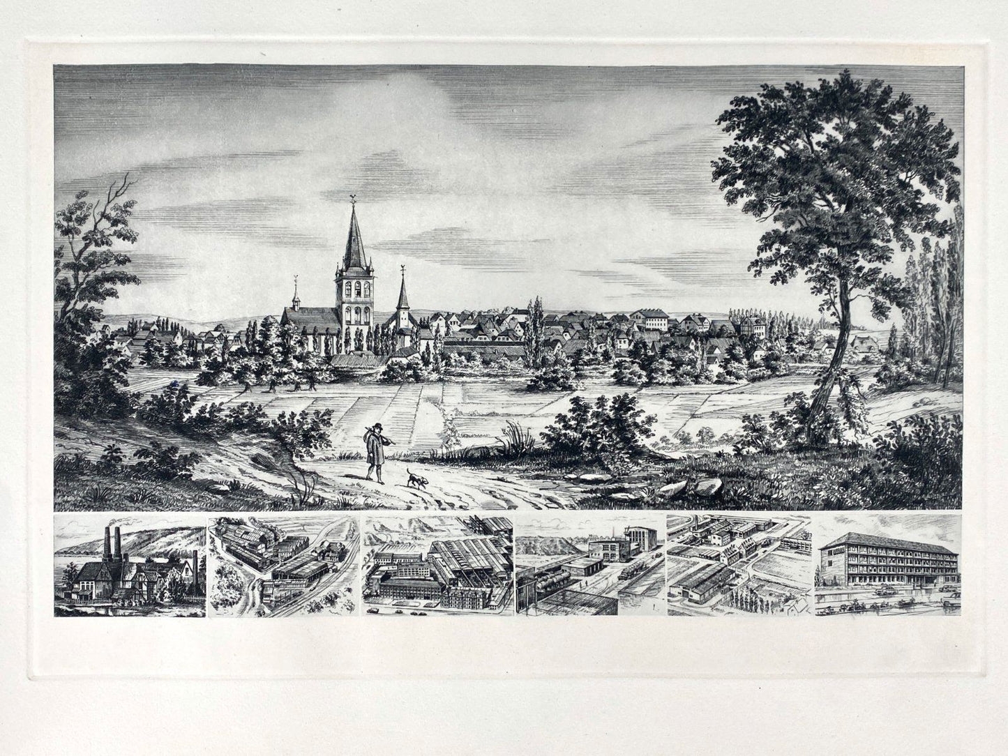 *GRAFIK HEINZ WEHLISCH WEDAG BOCHUM ESSEN MASCHINENBAU LITHOGRAFI