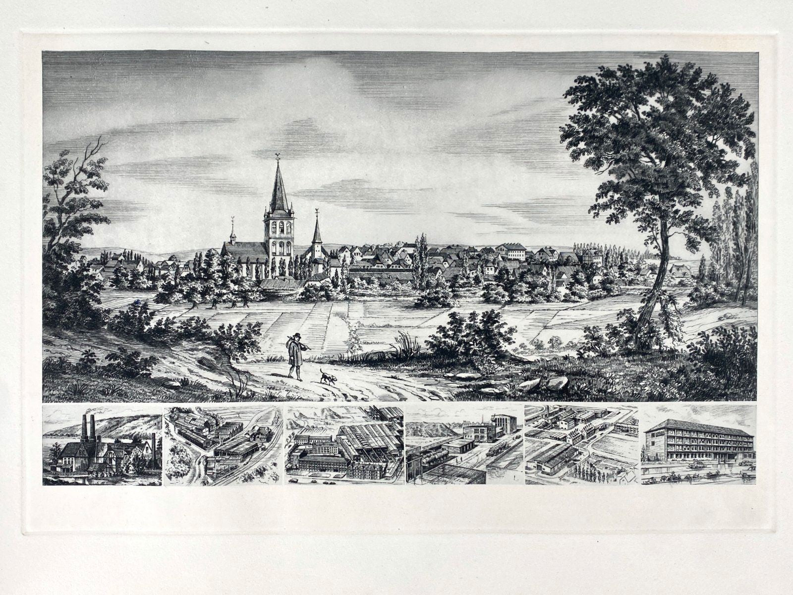 *GRAFIK HEINZ WEHLISCH WEDAG BOCHUM ESSEN MASCHINENBAU LITHOGRAFI